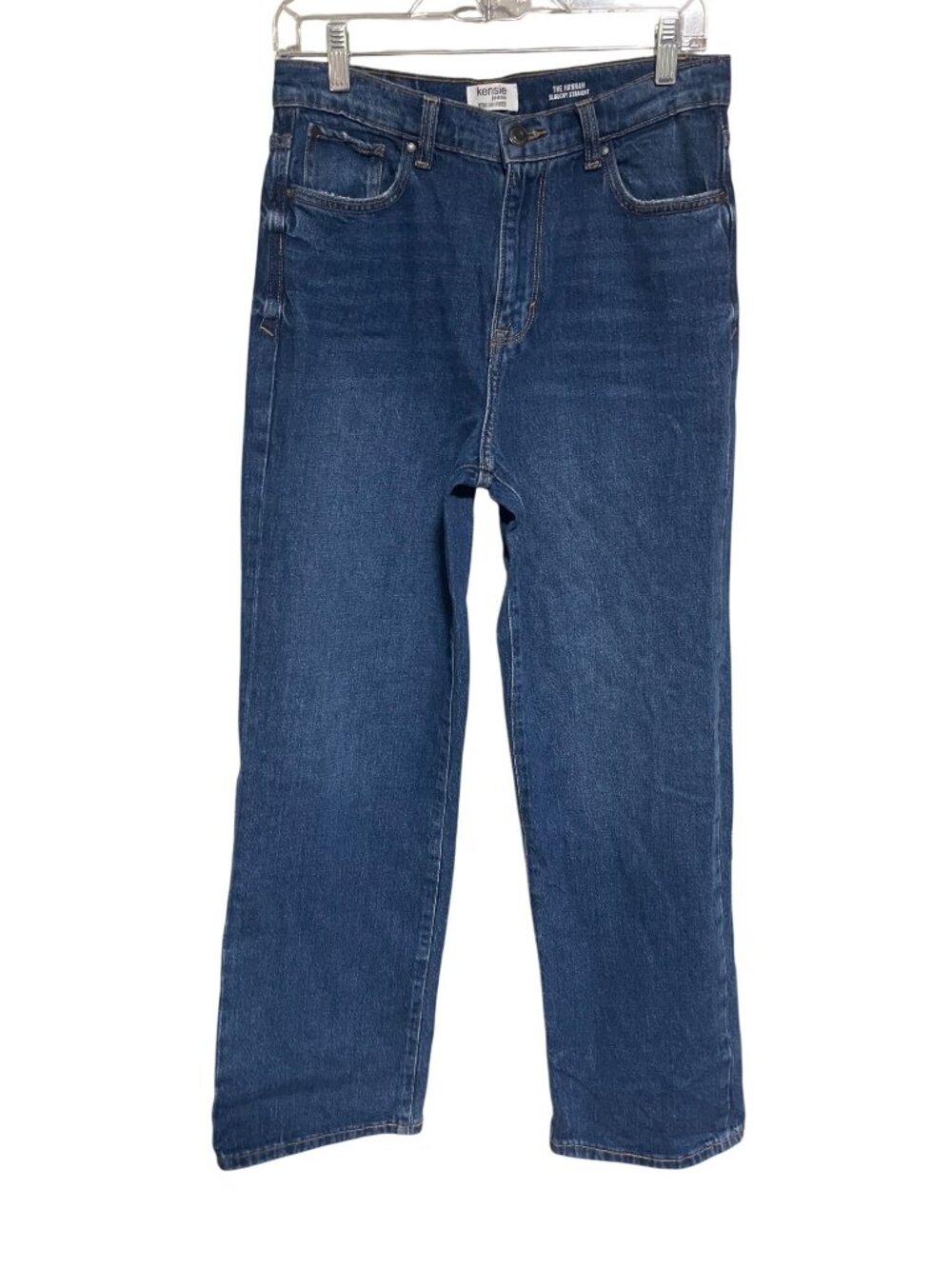 Kensie Jeans Womens Size 2 The Hannah Slouchy Straight Retro Luxe Stretch